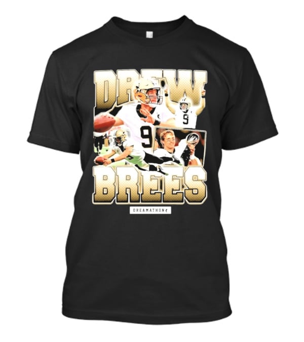 Drew Brees New Orleans 9 Dreamathon T-Shirt