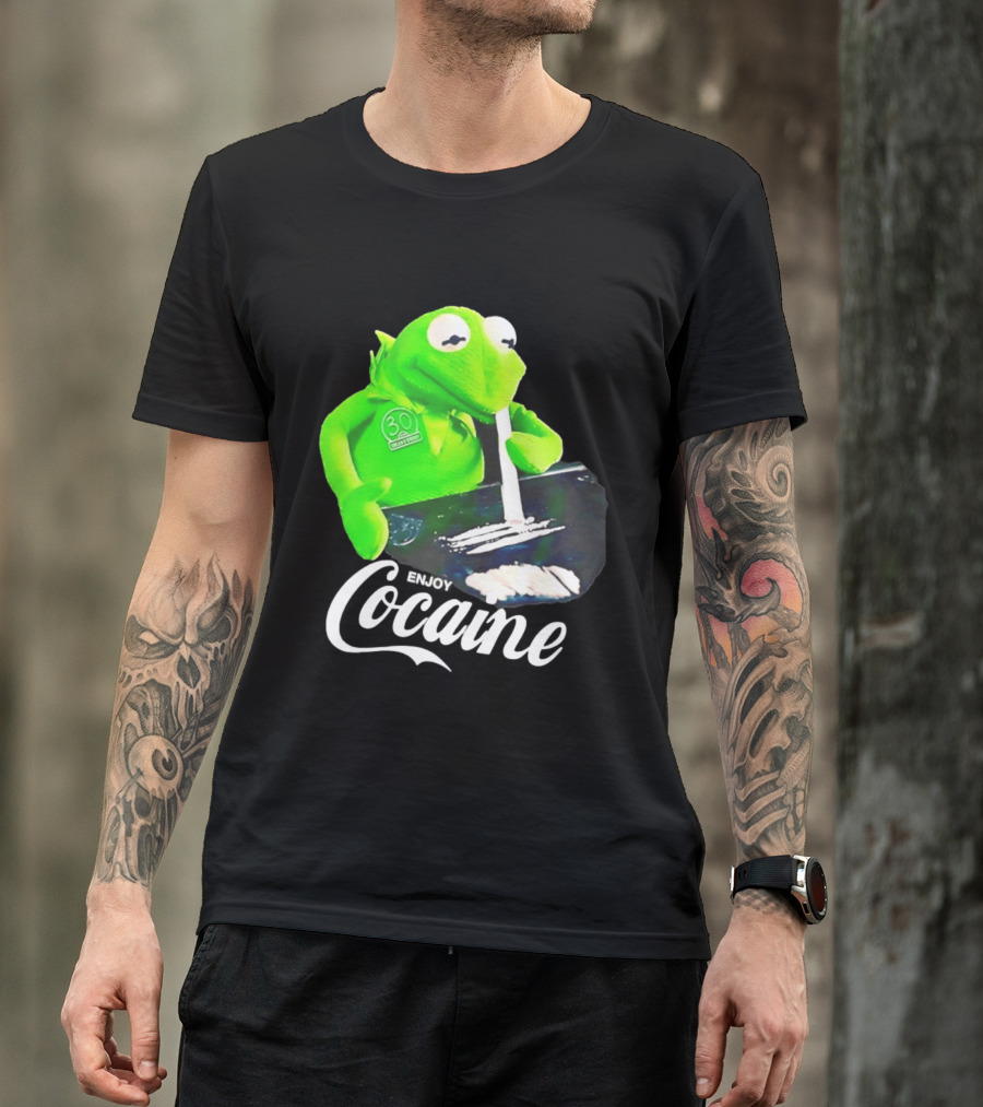 Kermit The Frog Enjoy Cocaine Muppets T-Shirt