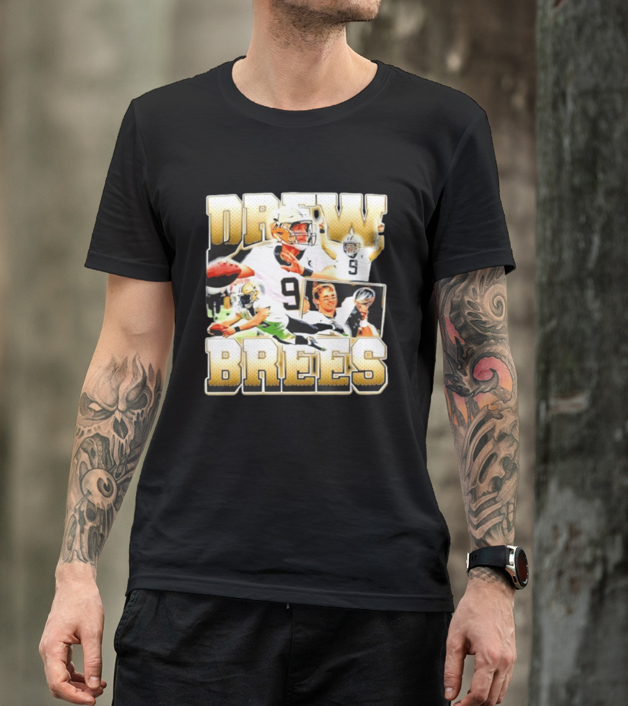 Drew Brees 9 New Orleans Saints Legend T-Shirt
