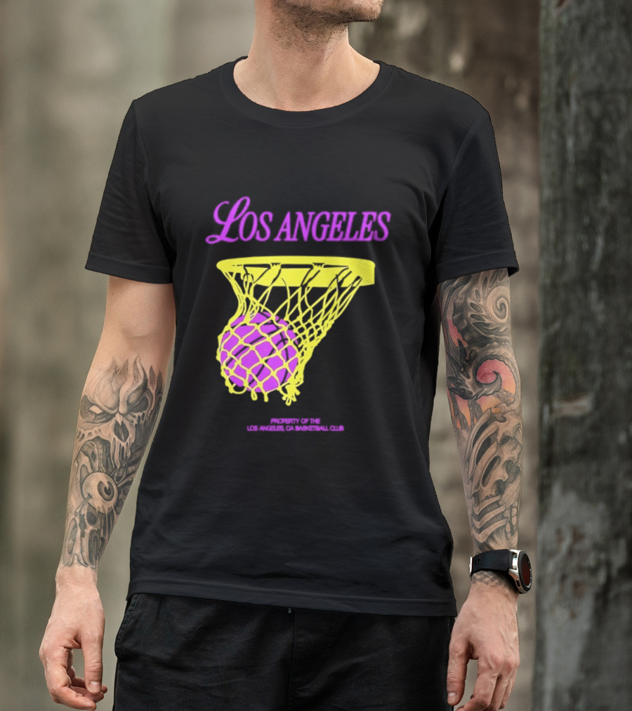 Los Angeles Basketball Club Property Los Angeles CA T-Shirt