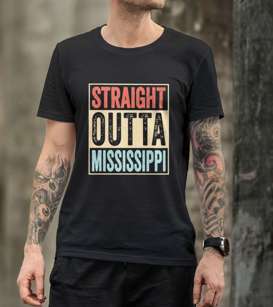 Straight Outta Mississippi Souvenir Performance T-Shirt