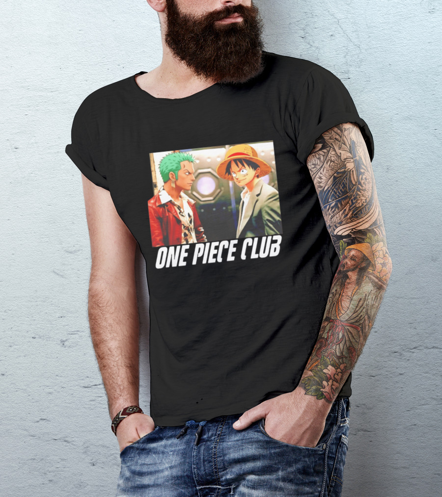 One Piece Club Roronoa Zoro Monkey D Luffy T-Shirt