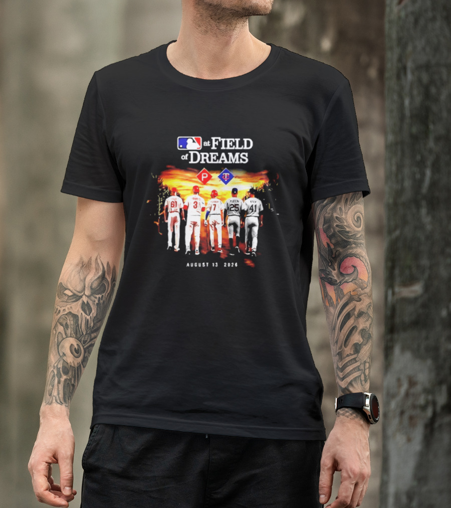 MLB Field Of Dreams Pittsburgh Pirates Vs Minnesota Twins August 13 2026 T-Shirt