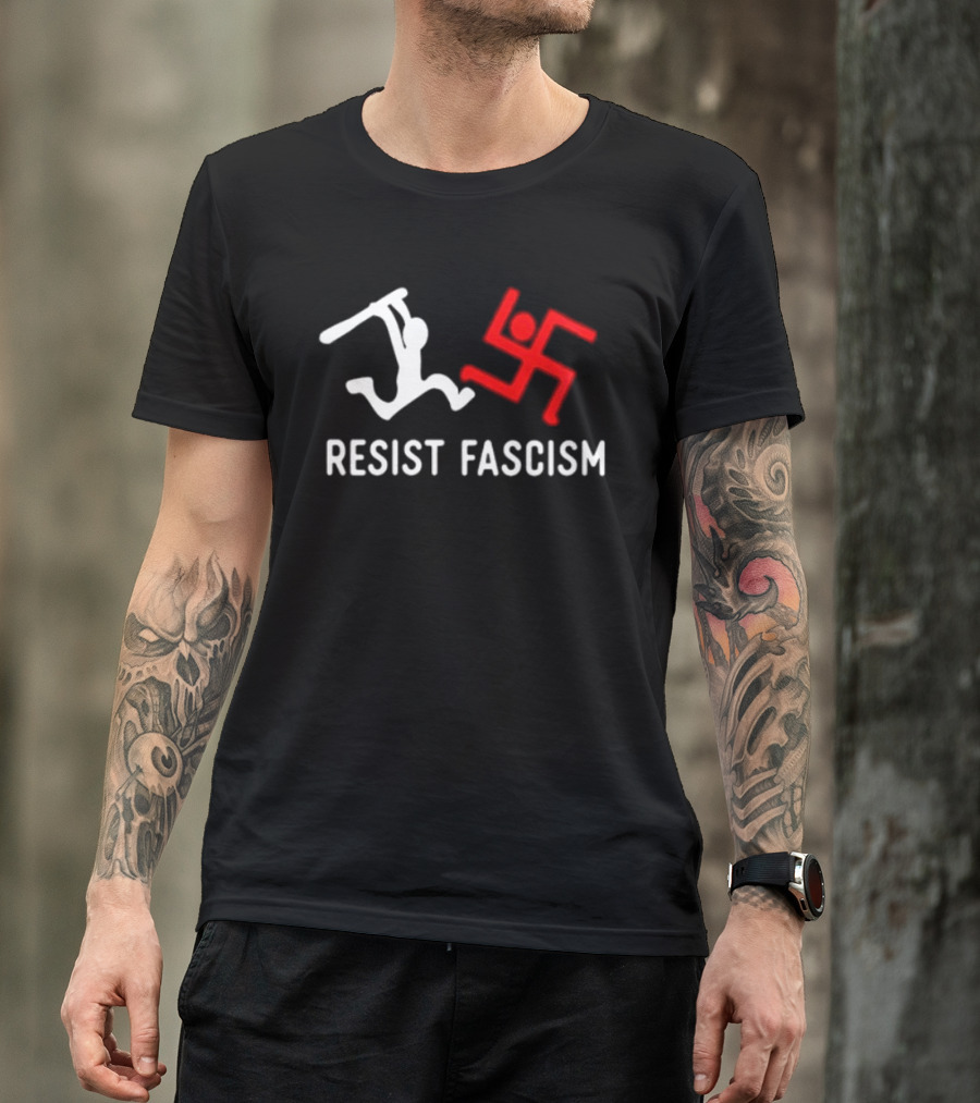 Resist Fascism Anti Nazi Anti Fascist Equality T-Shirt