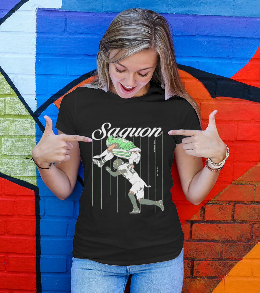 Saquon Barkley Backwards Hurdle Against Philadelphia Eagles T-Shirt
