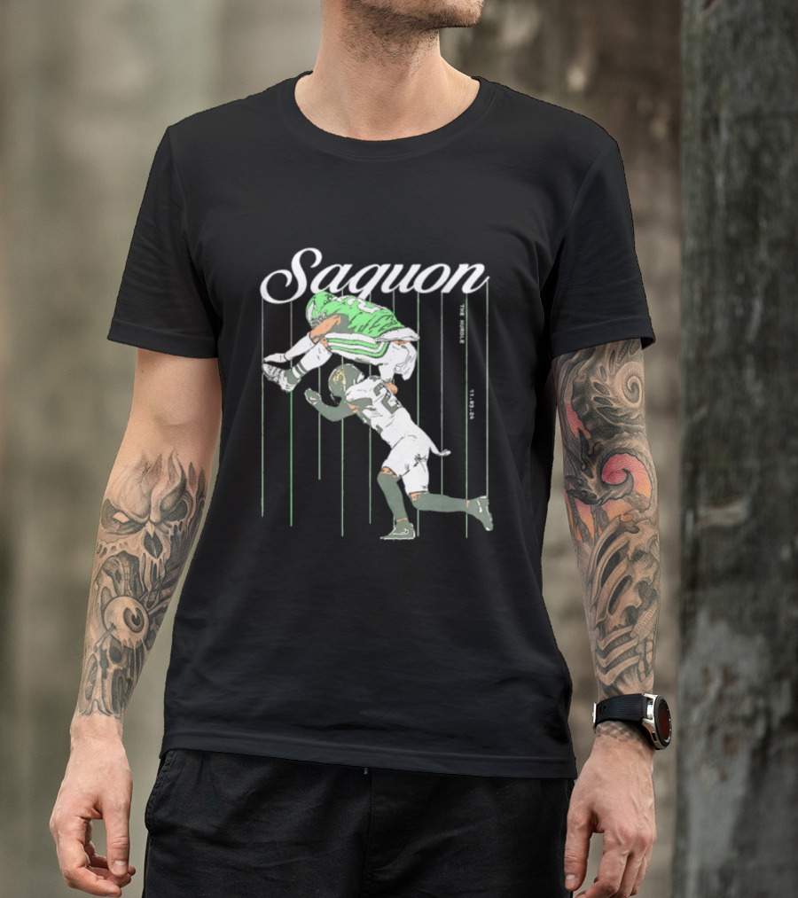 Saquon Barkley Backwards Hurdle Against Philadelphia Eagles T-Shirt