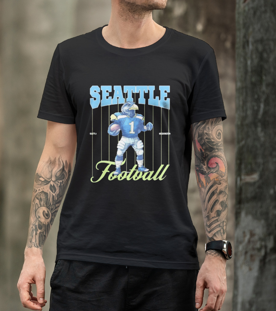 Seattle Seahawks 1 Seattle Washington Football Bird T-Shirt