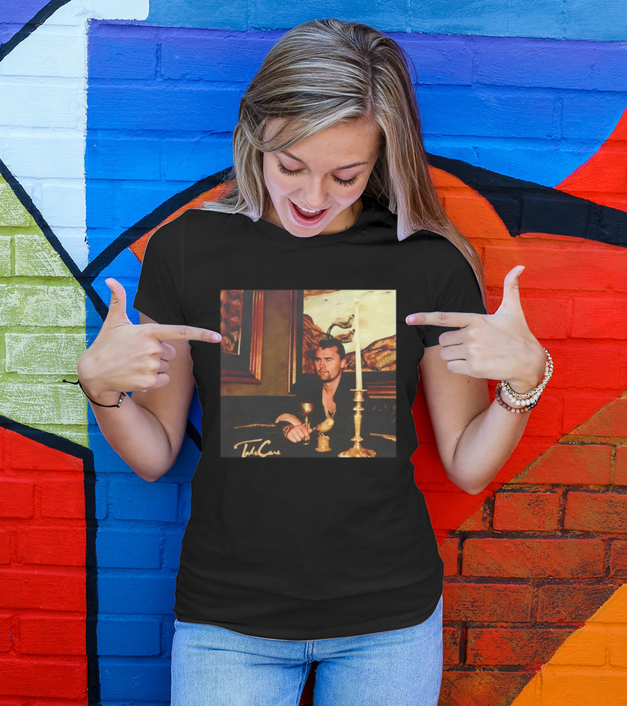 Take Care Charlie Kirk Drake Album Parody Candlelit T-Shirt