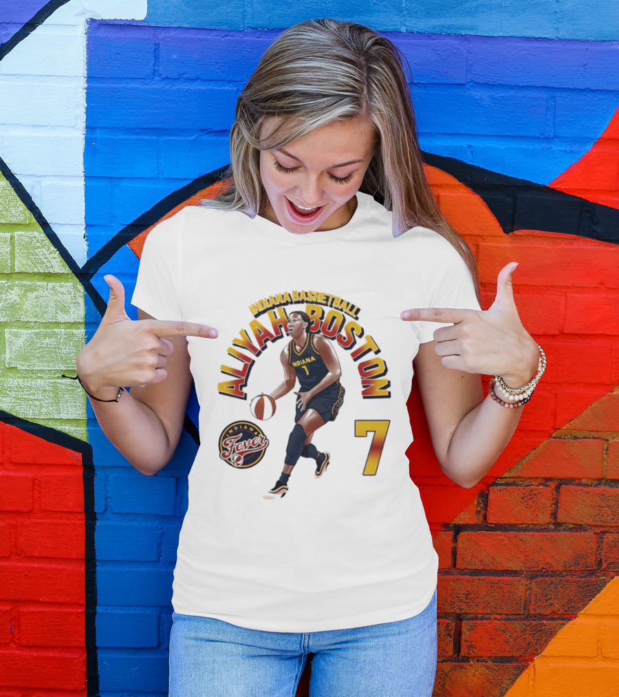 Aliyah Boston Indiana Fever Basketball 7 T-Shirt