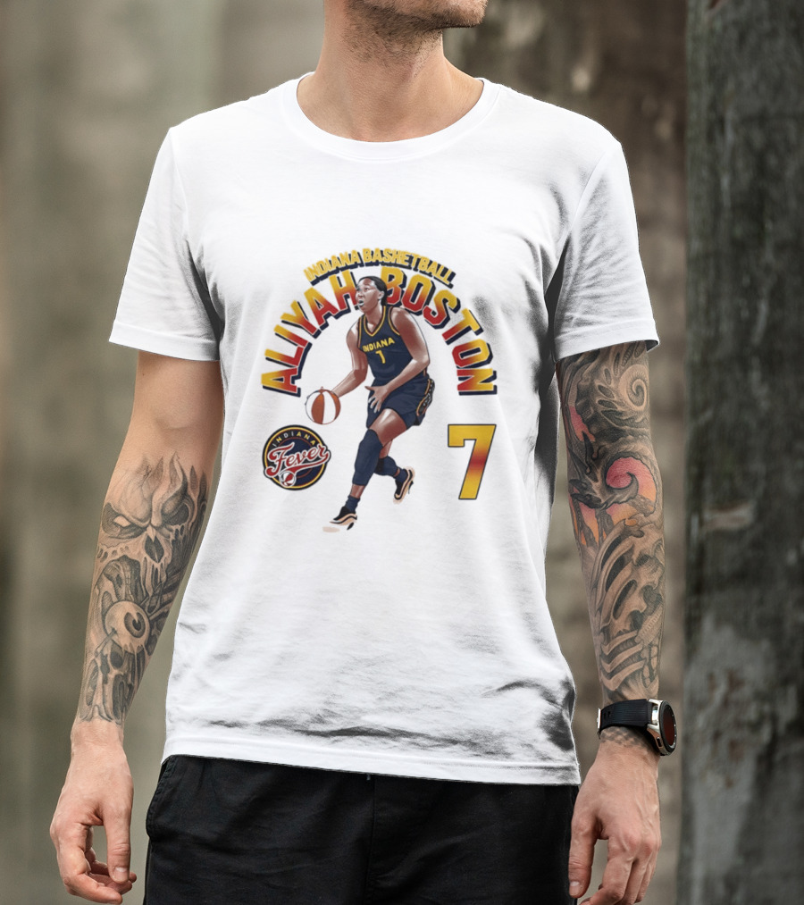 Aliyah Boston Indiana Fever Basketball 7 T-Shirt