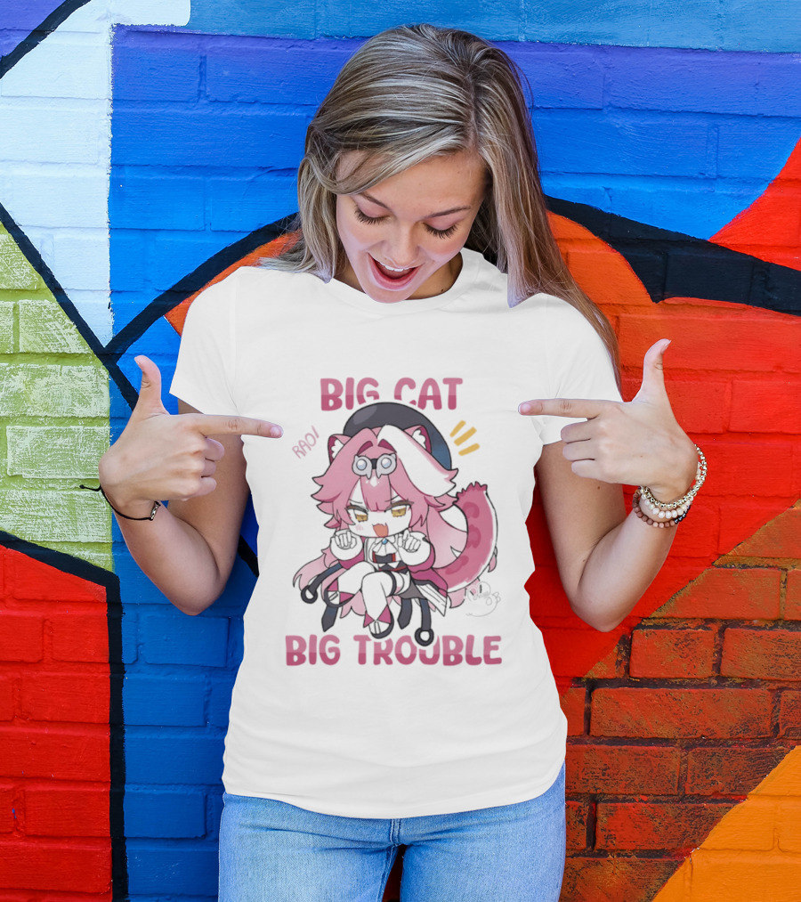 BIG Cat Prowls Into BIG Trouble Anime T-Shirt