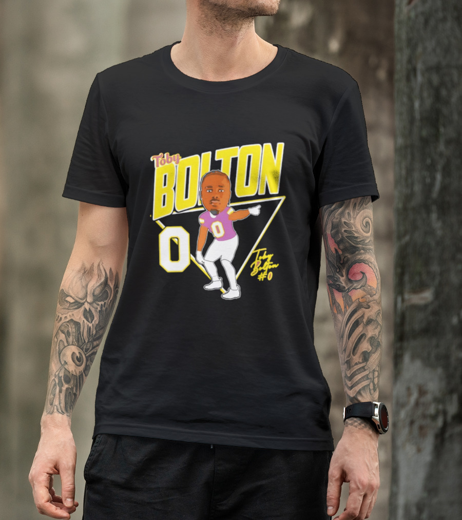 Toby Bolton 0 Caricature Tennessee Tech Football T-Shirt