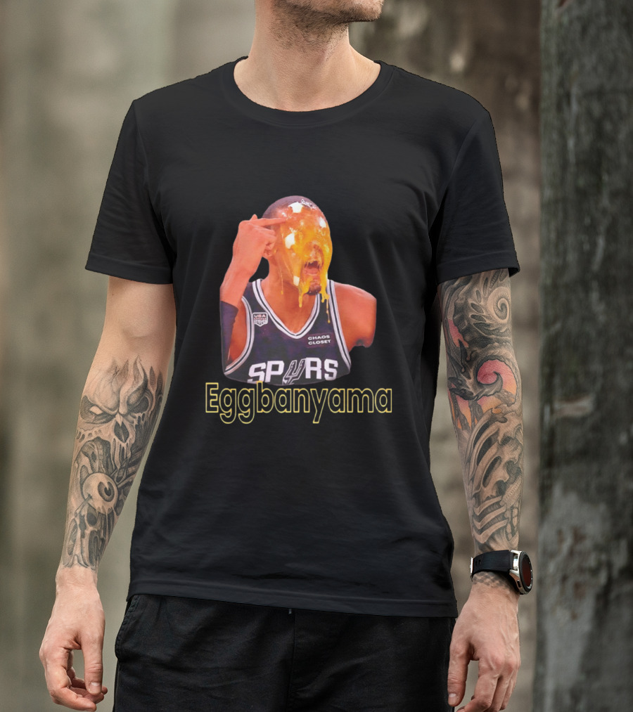 Eggbanyama Spurs Basketball Chaos Closet T-Shirt