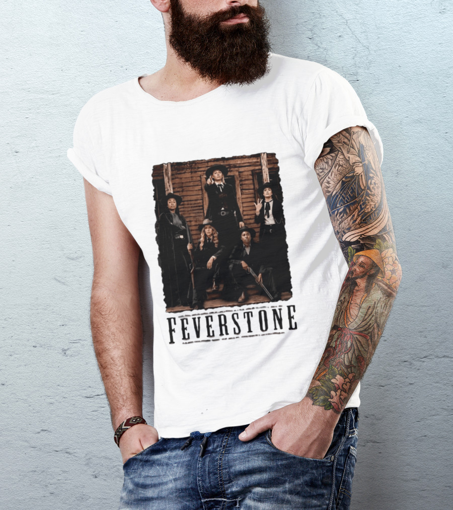 Feverstone Indiana Fever WNBA Basketball Team Western T-Shirt