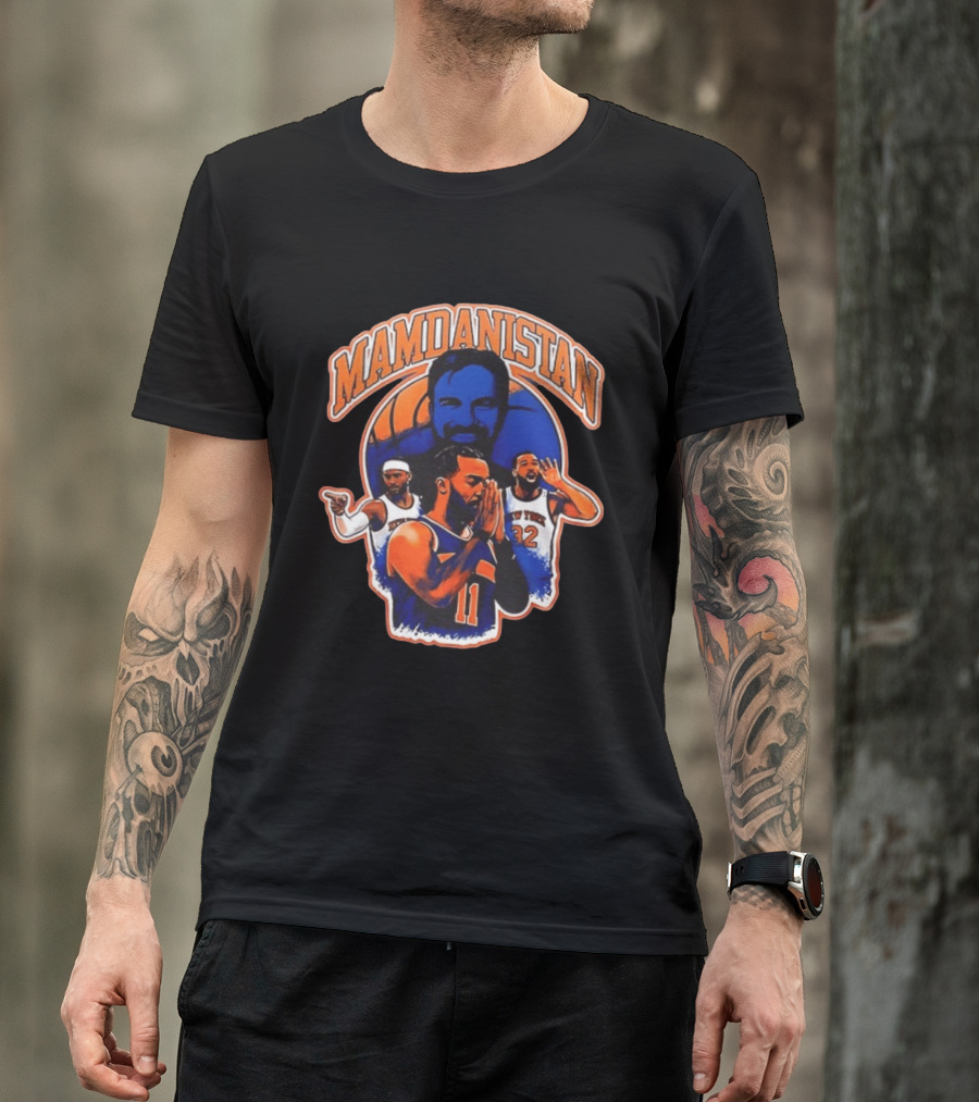 New York Knicks 2026 Mamdani MamdaniStan Basketball Team Players Zohran T-Shirt