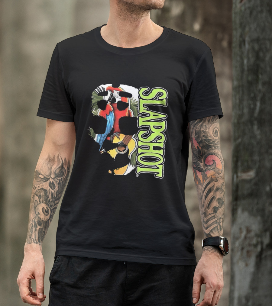 SLAPSHOT Parrot Wasting Away Boston Massachusetts 1985 2026 Two Sided T-Shirt