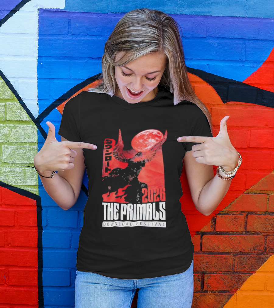 The Primals Download Festival 2026 Blood Moon 1312 Red Horns T-Shirt