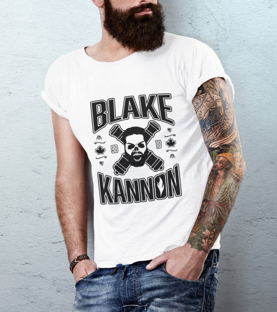 Blake Kannon 98 18 Skull Cannons Wrestling T-Shirt