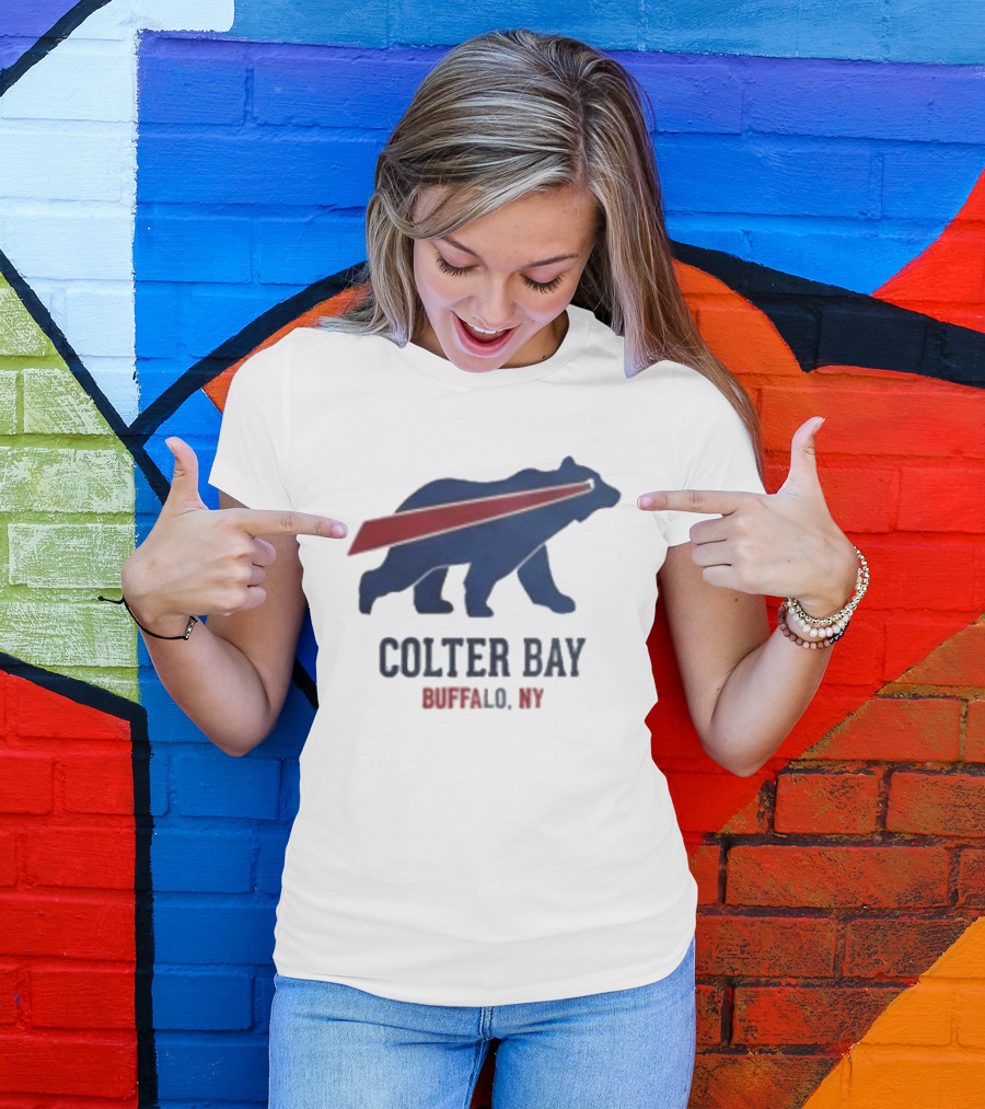 Buffalo Bills Colter Bay NY Beers Make Me Wanna Shout T-Shirt