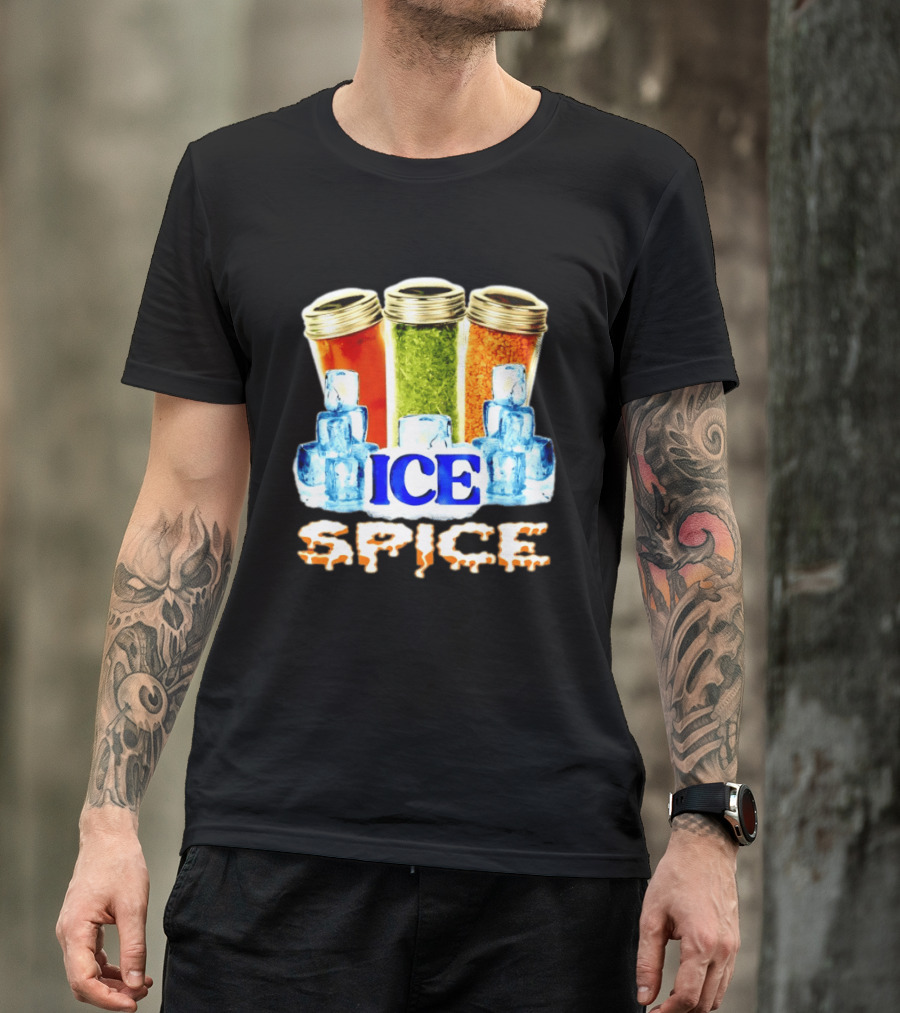 Ice Spice Iced Out Hip Hop Rap Music Funny Wordplay T-Shirt
