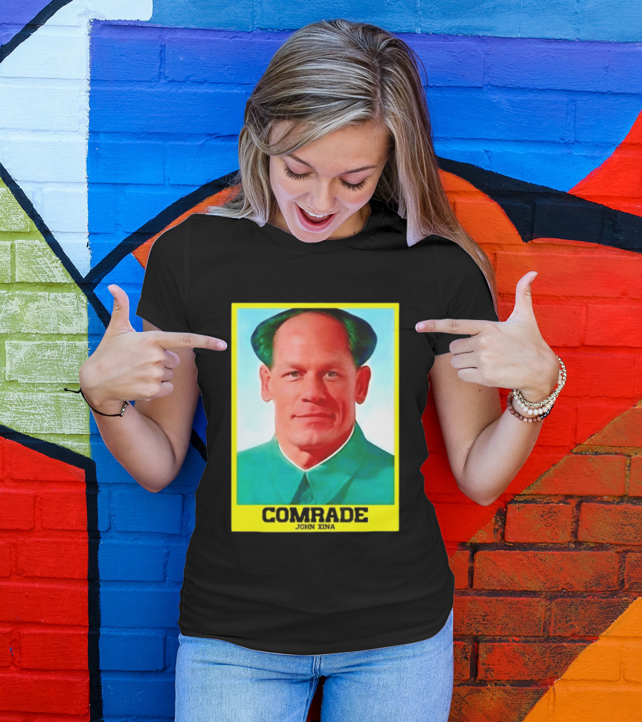 Comrade John Xina Meme Mao Zedong Parody Image T-Shirt