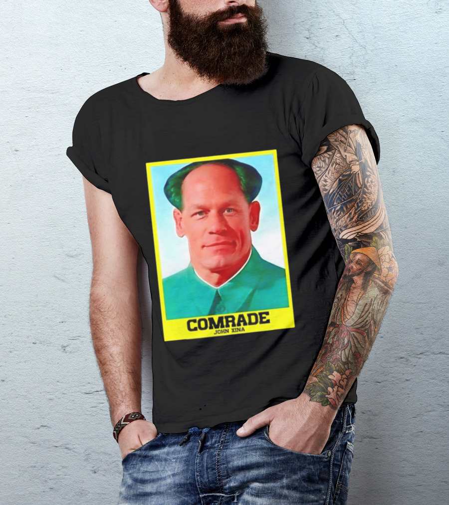 Comrade John Xina Meme Mao Zedong Parody Image T-Shirt