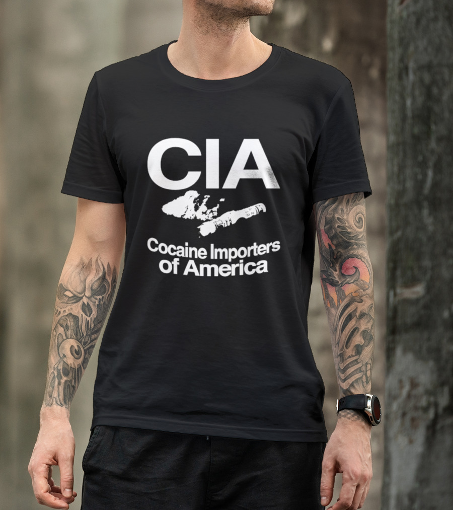 CIA Cocaine Importers Of America Conspiracy Theory T-Shirt
