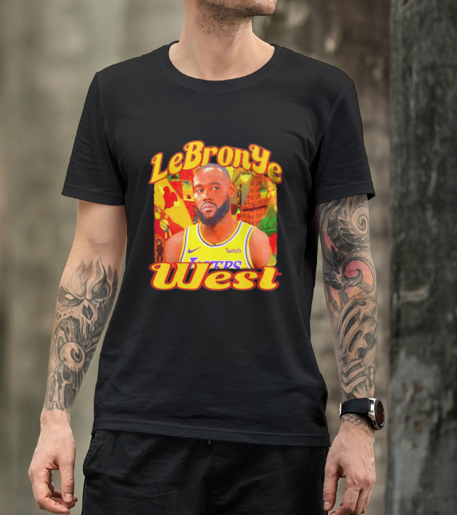 LeBronYe West Los Angeles Lakers Basketball T-Shirt