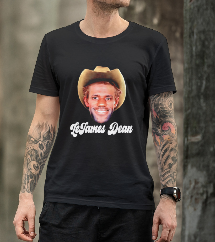 LeBron James LeJames Dean Cowboy Hat T-Shirt