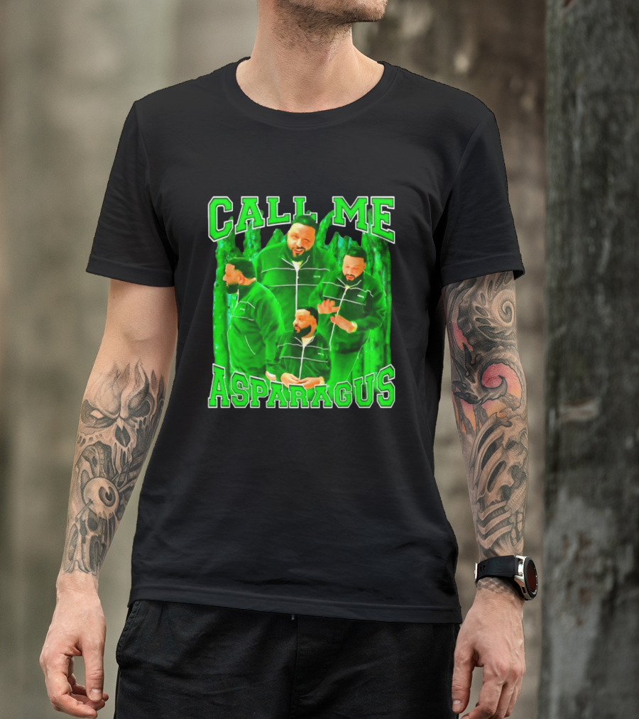 DJ Khaled Call Me Asparagus Music Producer Green Tracksuit T-Shirt