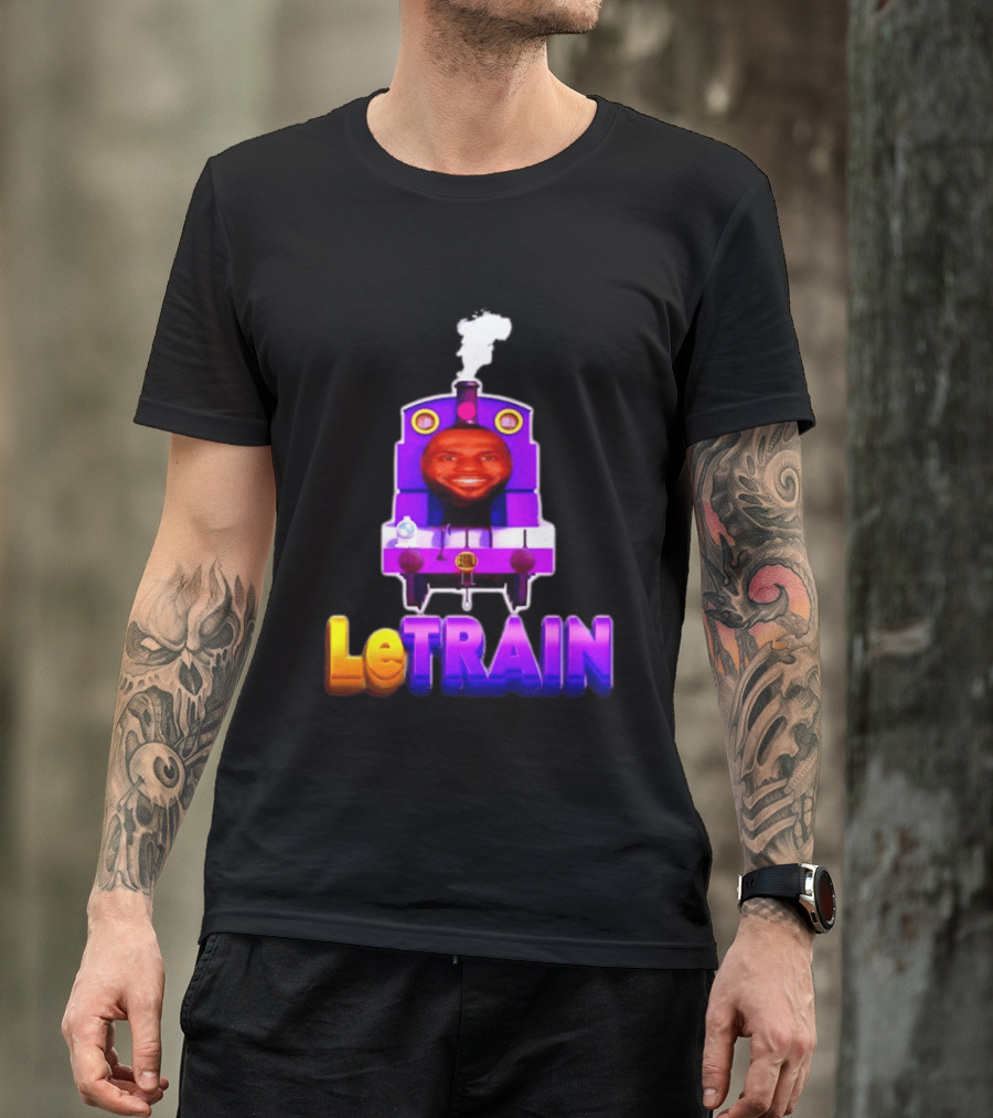 LeBron James LeTrain Meme With Philadelphia 76ers Concept T-Shirt