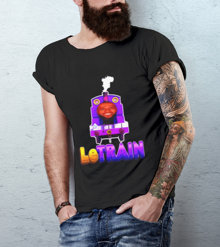 LeBron James LeTrain Meme With Philadelphia 76ers Concept T-Shirt
