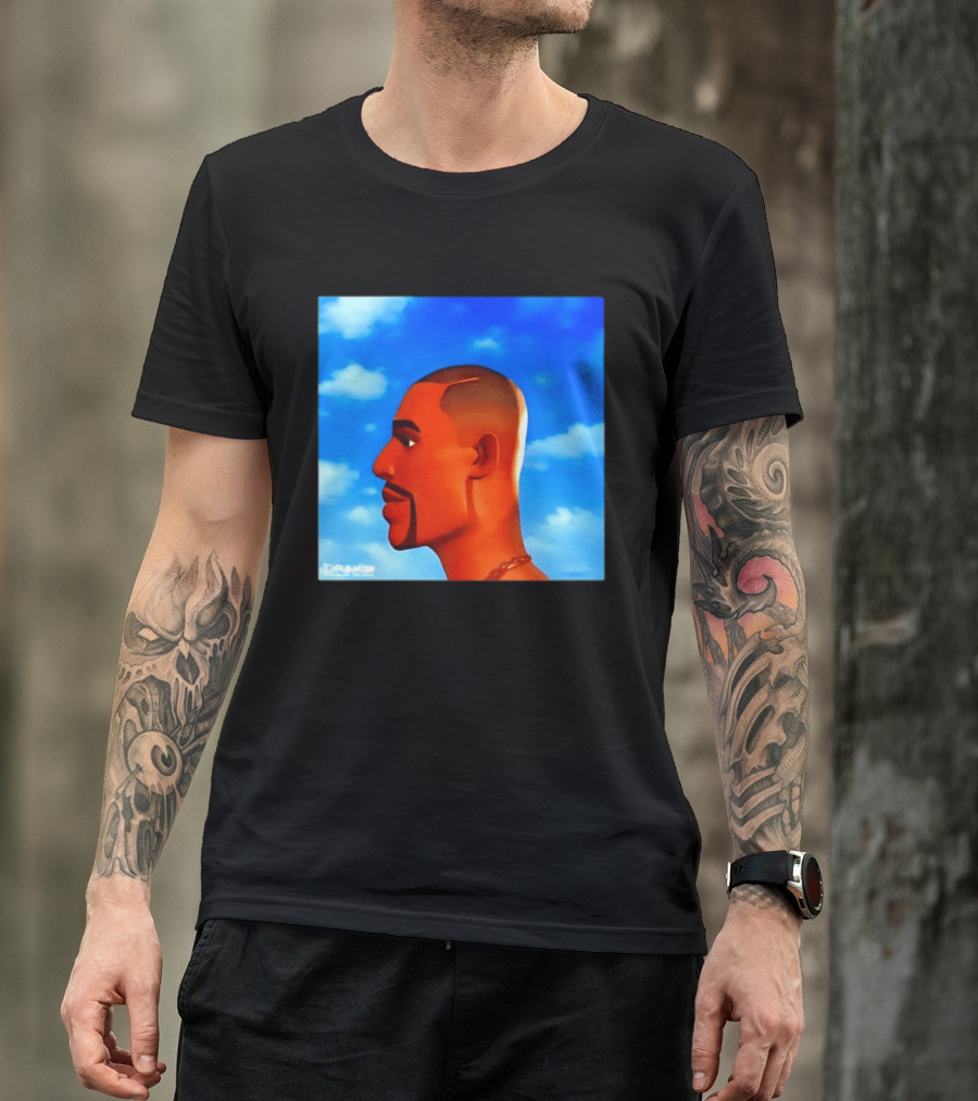 Drake For All The Dogs OVO Hip Hop Rap Album Sky Blue T-Shirt