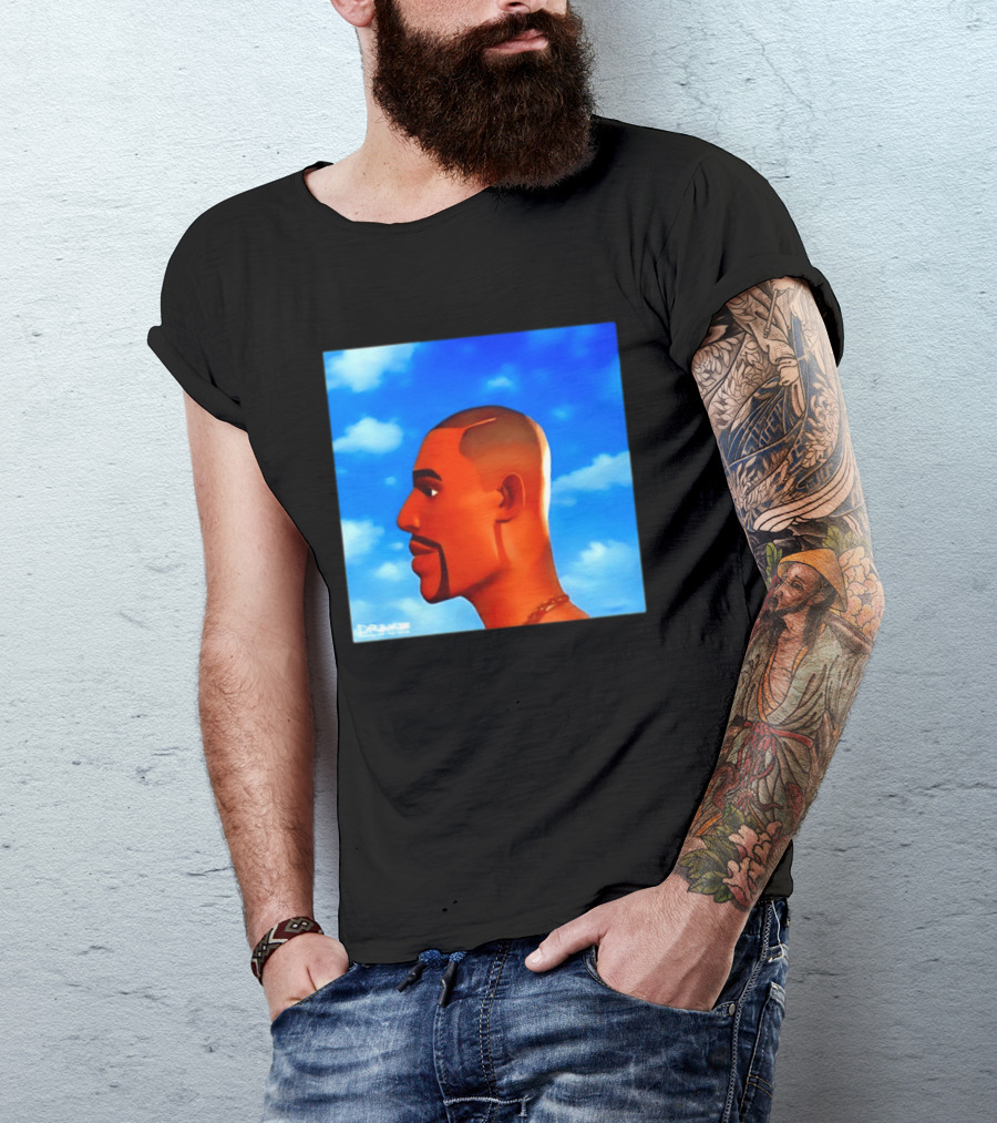 Drake For All The Dogs OVO Hip Hop Rap Album Sky Blue T-Shirt