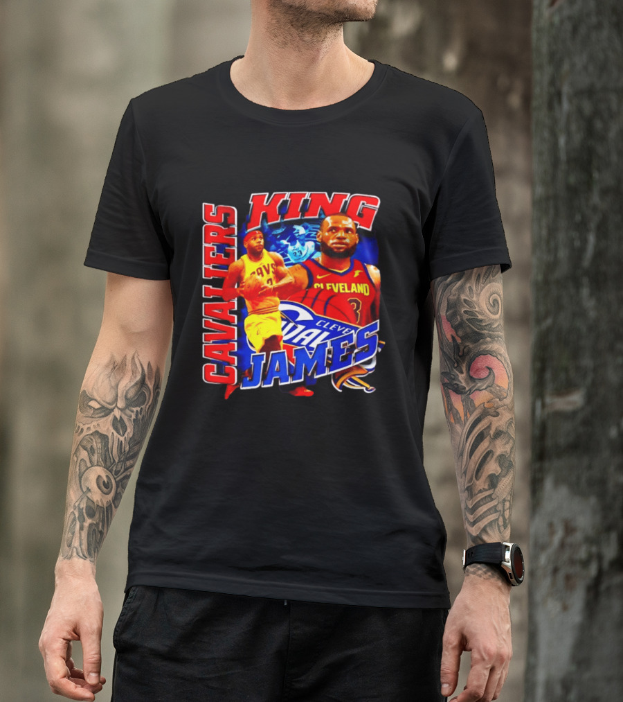 Cleveland Cavaliers King James LeBron Nike NBA Basketball Star T-Shirt