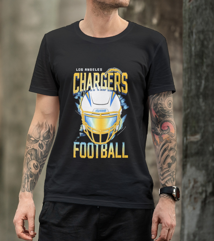 Los Angeles Chargers Football Helmet 2026 Season Team Spirit T-Shirt