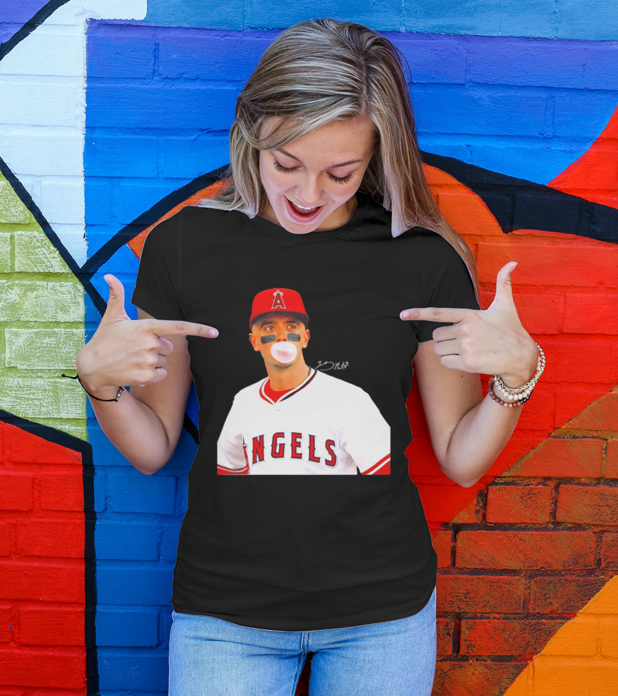 Zach Neto Los Angeles Angels 2026 MLB Season Bubblegum Moment T-Shirt
