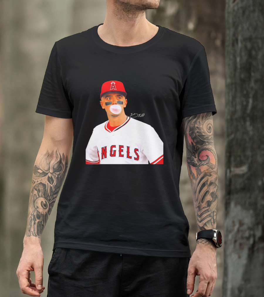 Zach Neto Los Angeles Angels 2026 MLB Season Bubblegum Moment T-Shirt