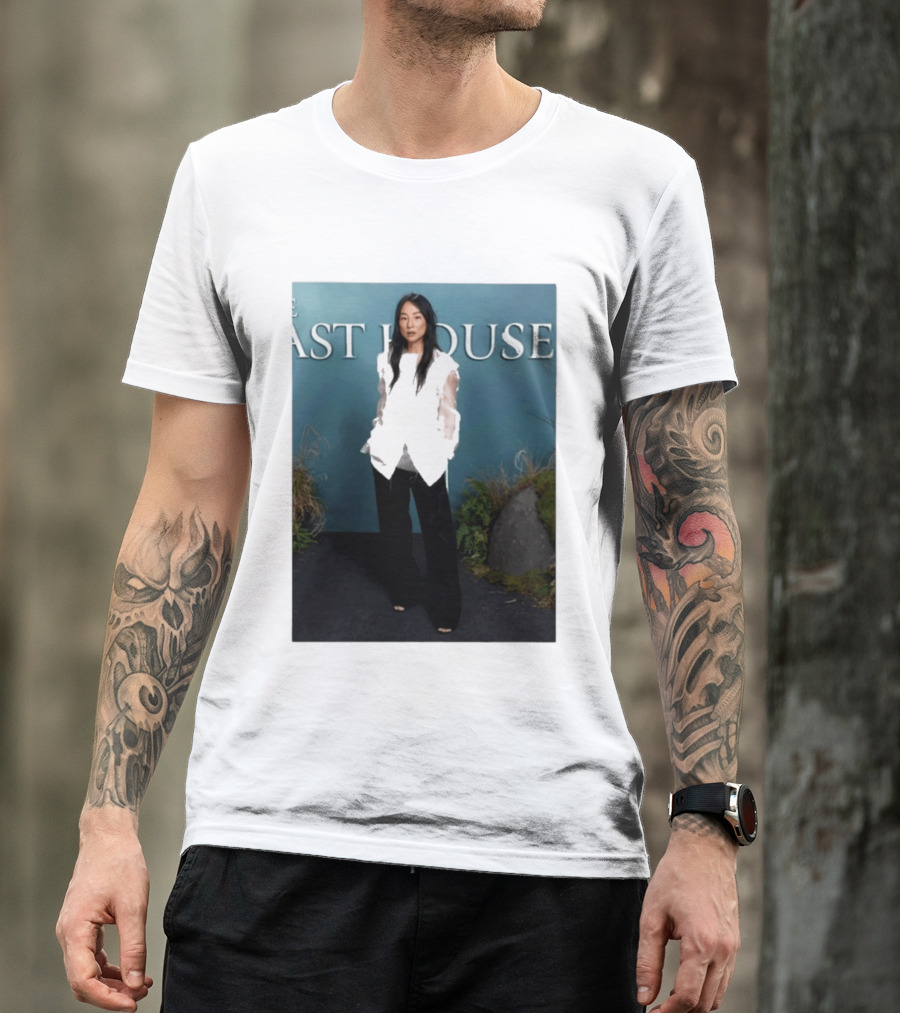 The Last House Fashion Greta Lee The Row T-Shirt
