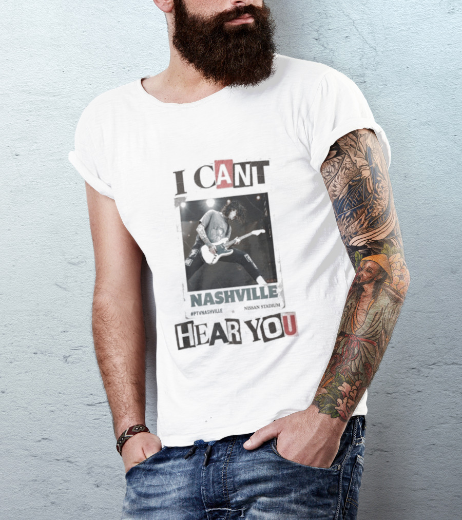 Pierce The Veil I Can't Hear You Nashville World Tour 2026 T-Shirt