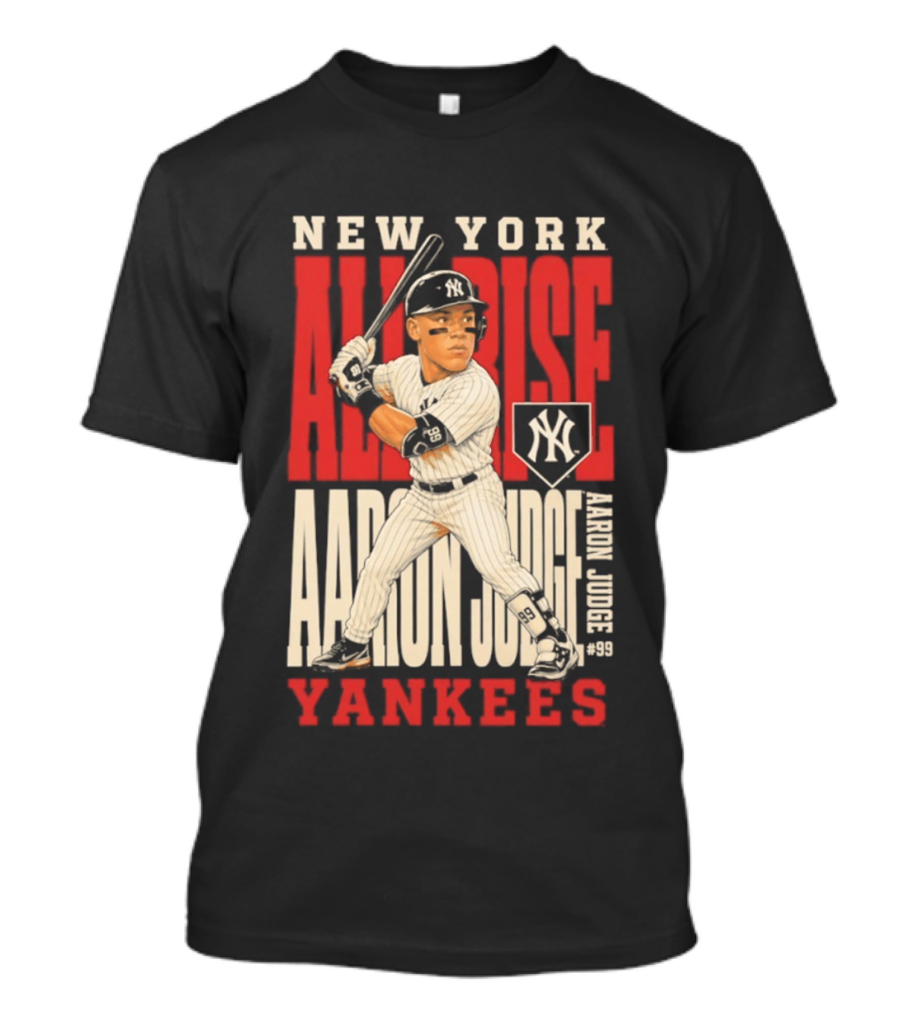 New York Yankees Aaron Judge 2026 Season Caricature T-Shirt