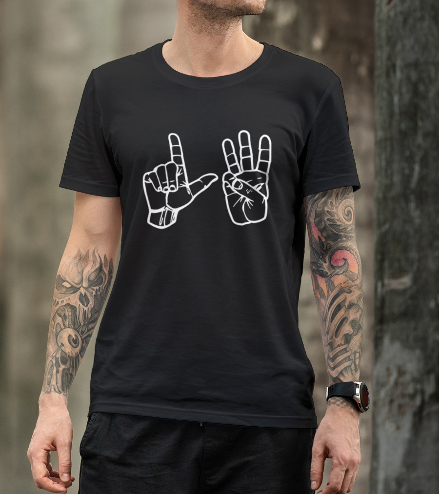 Atlanta Braves 2026 Deaf Awareness Night Baseball Hand Signal T-Shirt