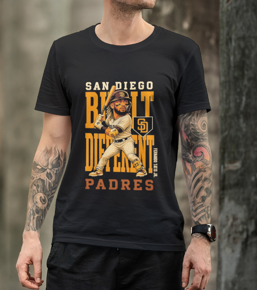 San Diego Built Different Padres Fernando Tatis Jr. 2026 MLB Season T-Shirt