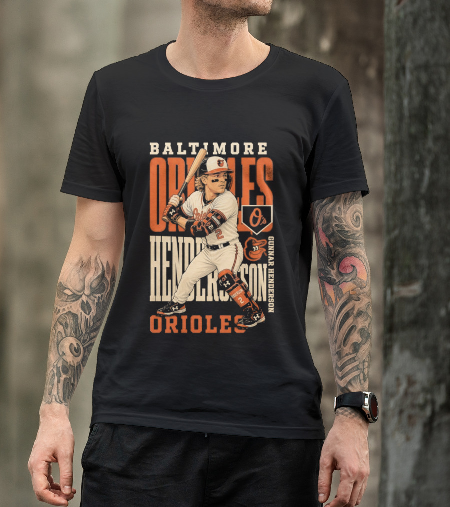 Baltimore Orioles Gunnar Henderson 2026 MLB Season T-Shirt