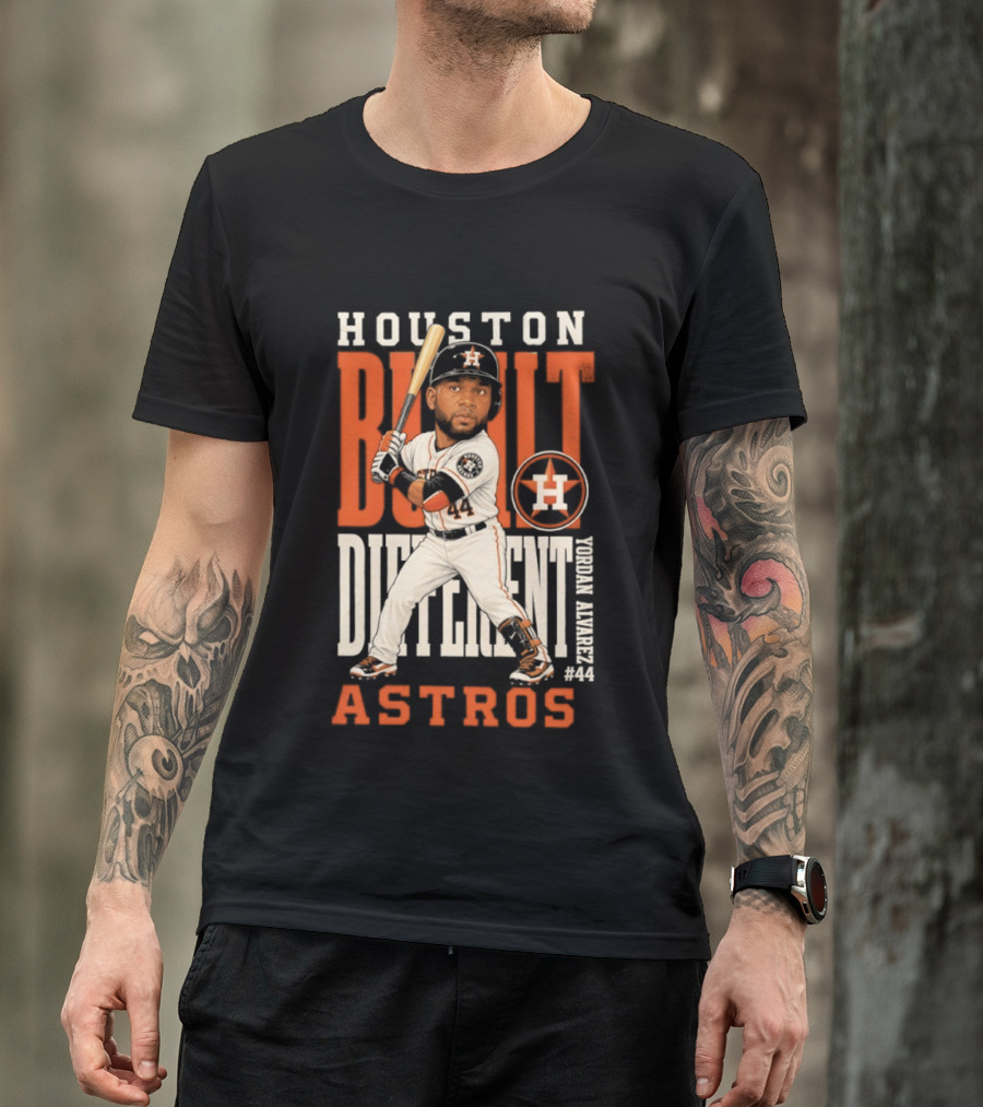 Houston Built Different Astros Yordan Alvarez #44 T-Shirt