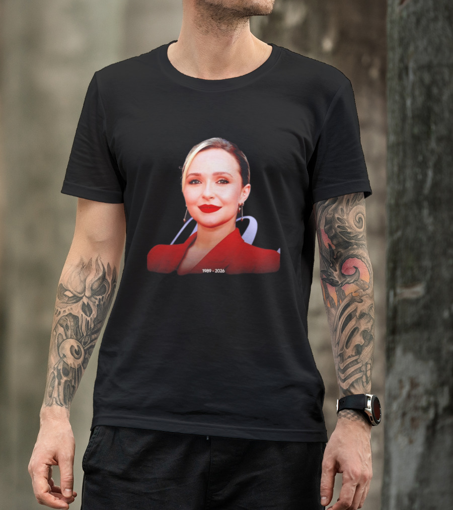 In Memory Of Hayden Panettiere 1989 2026 T-Shirt