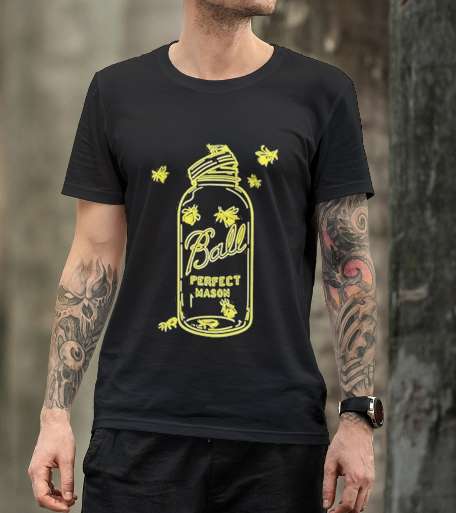 Ball Perfect Mason Jar Firefly Glow T-Shirt