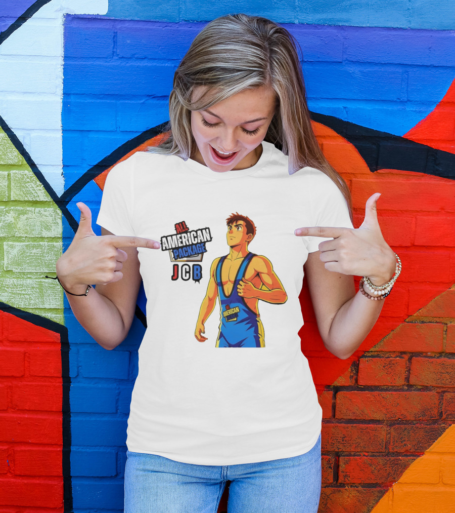 All American Package JCB Anime Wrestler T-Shirt