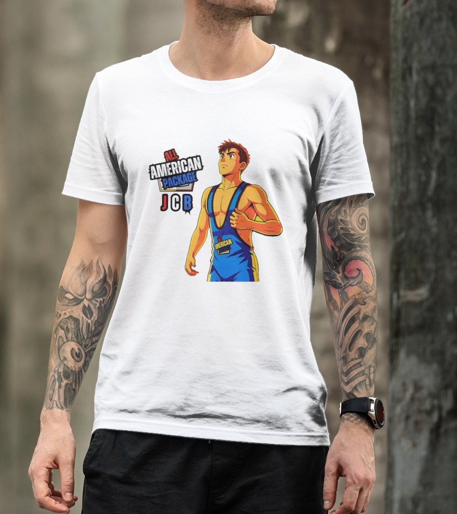 All American Package JCB Anime Wrestler T-Shirt