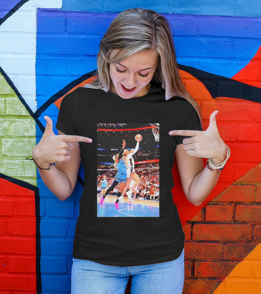Caitlin Clark Indiana Fever Gameplay Action WNBA Basketball Competition T-Shirt